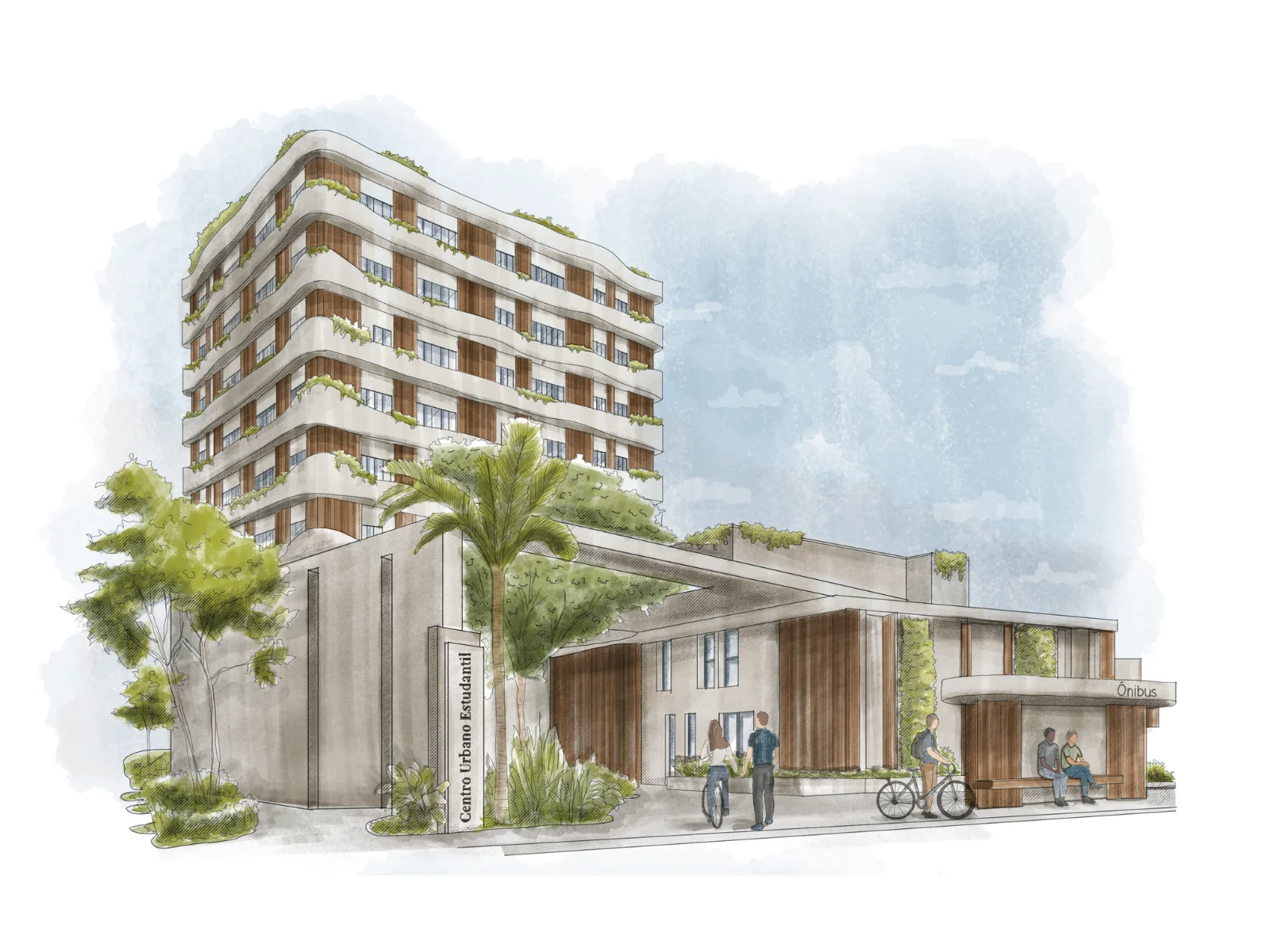 Ilustração de arquitetura