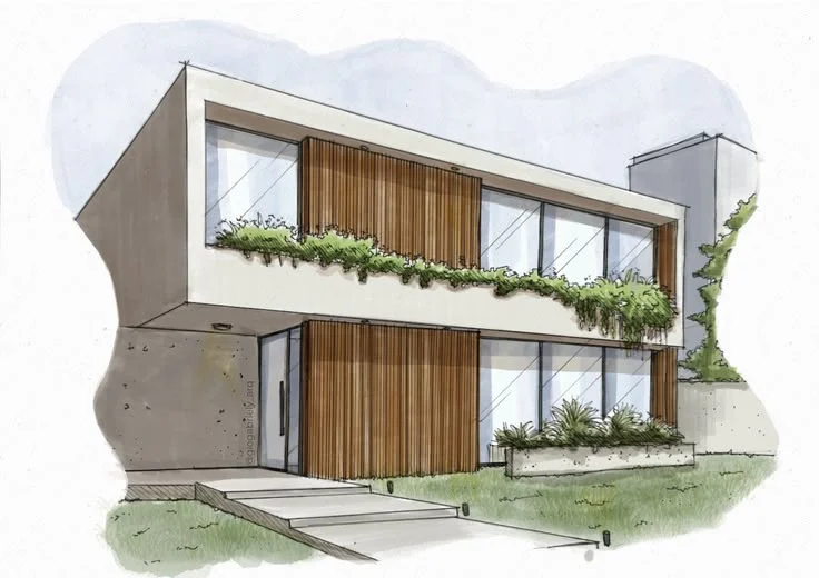 Ilustração de arquitetura — imagem 1