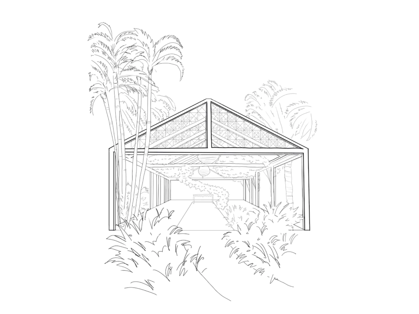 Ilustração em lineart